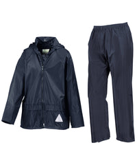 Result Junior Waterproof Jacket and Trouser Set - Navy
