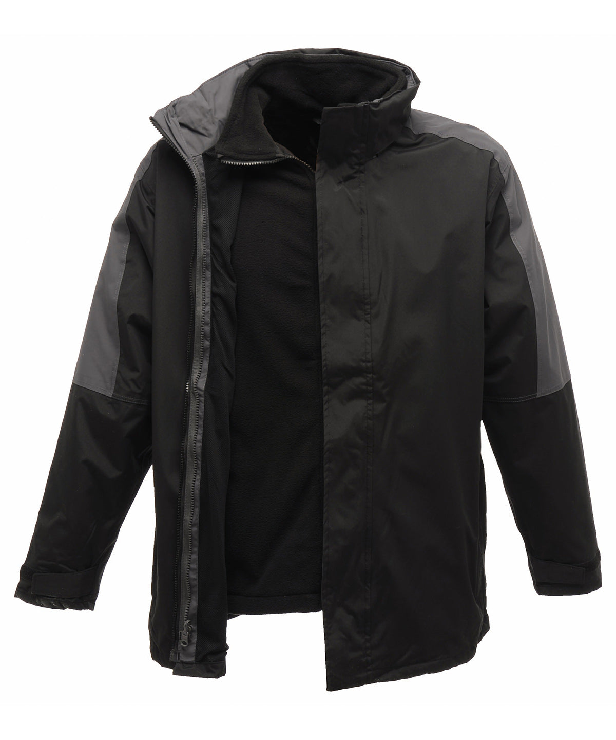 Regatta Defender Iii 3-in-1 Jacket - Black/Seal Grey