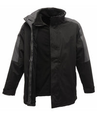 Regatta Defender Iii 3-in-1 Jacket - Black/Seal Grey