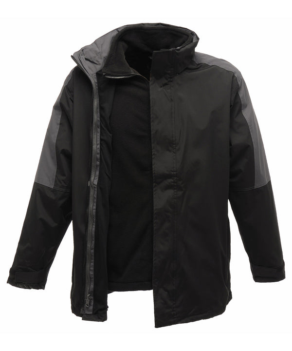 Regatta Defender Iii 3-in-1 Jacket - Black/Seal Grey