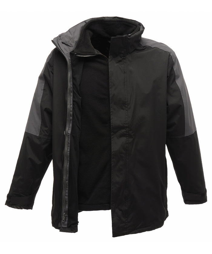 Regatta Defender Iii 3-in-1 Jacket - Black/Seal Grey