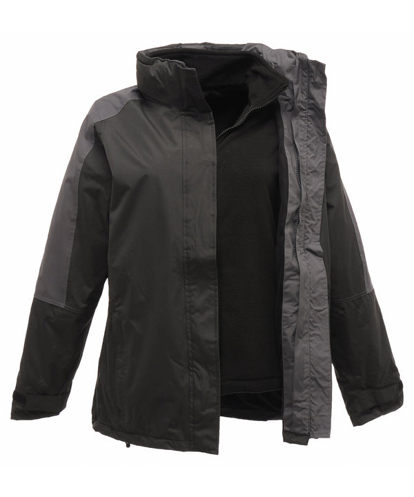Regatta Women's Defender Iii 3-in-1 Jacket - Black/Seal Grey
