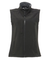 Regatta Women's Flux Softshell Bodywarmer - All Black