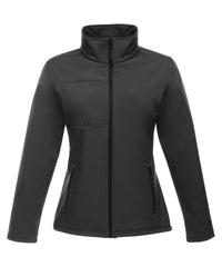 Regatta Women's Octagon Ii Printable 3-layer Membrane Softshell - Seal Grey/Black