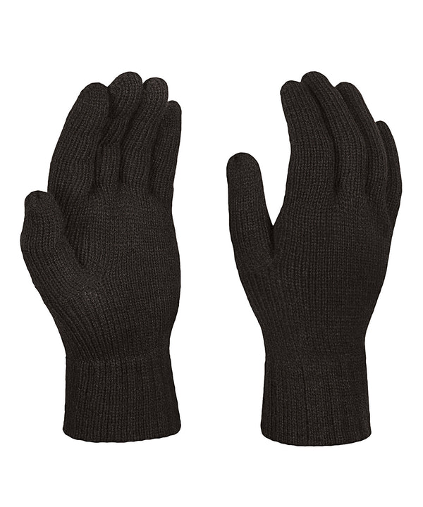 Regatta Knitted Gloves - Black