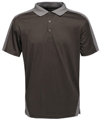 Regatta Contrast Wicking Polo - Black/Seal