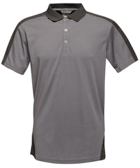 Regatta Contrast Wicking Polo - Seal/Black