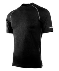 Rhino Baselayer Short Sleeve - Black Heather
