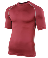Rhino Baselayer Short Sleeve - Maroon
