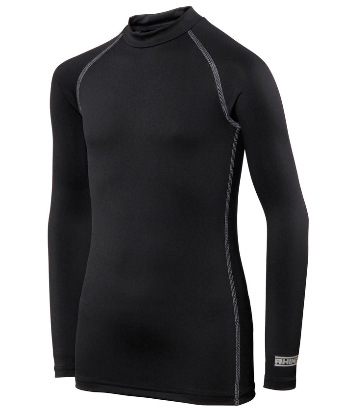 Rhino Baselayer Long Sleeve - Juniors - Black