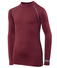 Rhino Baselayer Long Sleeve - Juniors - Maroon