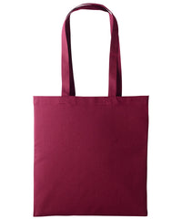 Nutshell Cotton Shopper Long Handle - Burgundy