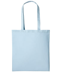 Nutshell Cotton Shopper Long Handle - Pastel Blue