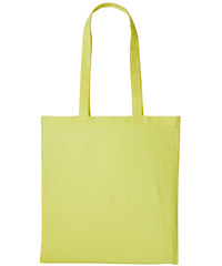 Nutshell Cotton Shopper Long Handle - Pastel Lemon