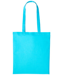 Nutshell Cotton Shopper Long Handle - Turquoise