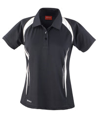Women's Spiro Team Spirit Polo - Black/White