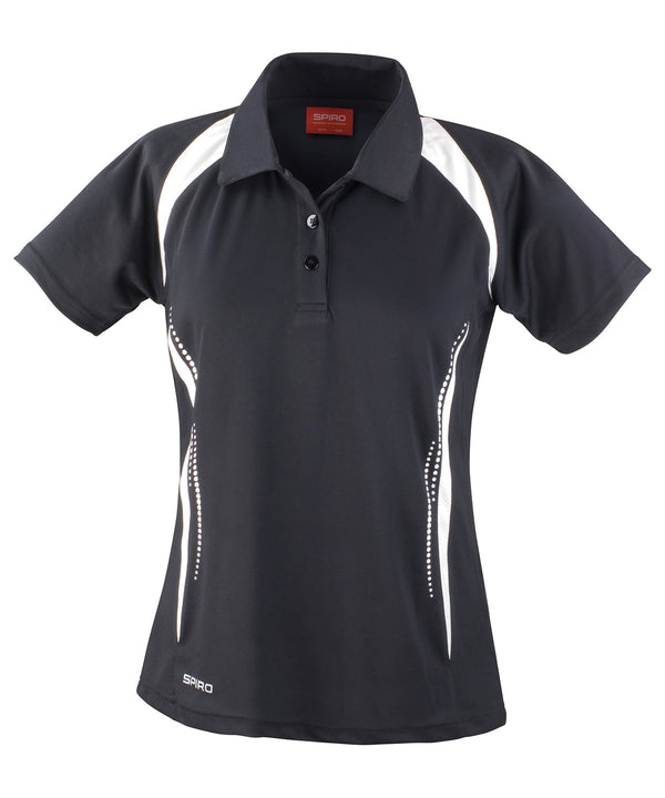 Women's Spiro Team Spirit Polo - Black/White
