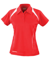Women's Spiro Team Spirit Polo - Red/White