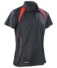 Spiro Team Spirit Polo - Black/Red