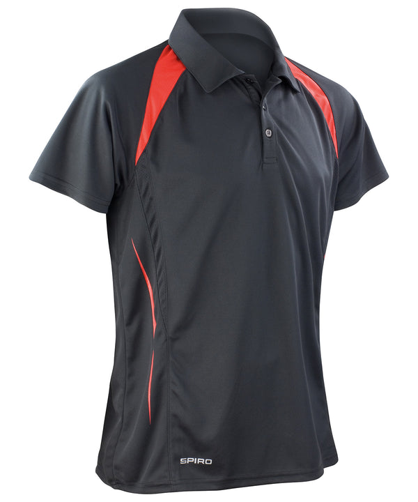 Spiro Team Spirit Polo - Black/Red
