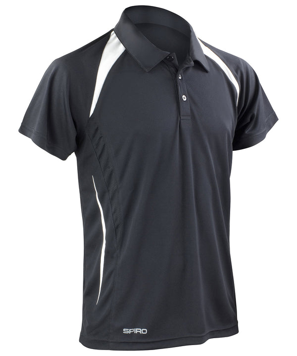 Spiro Team Spirit Polo - Black/White