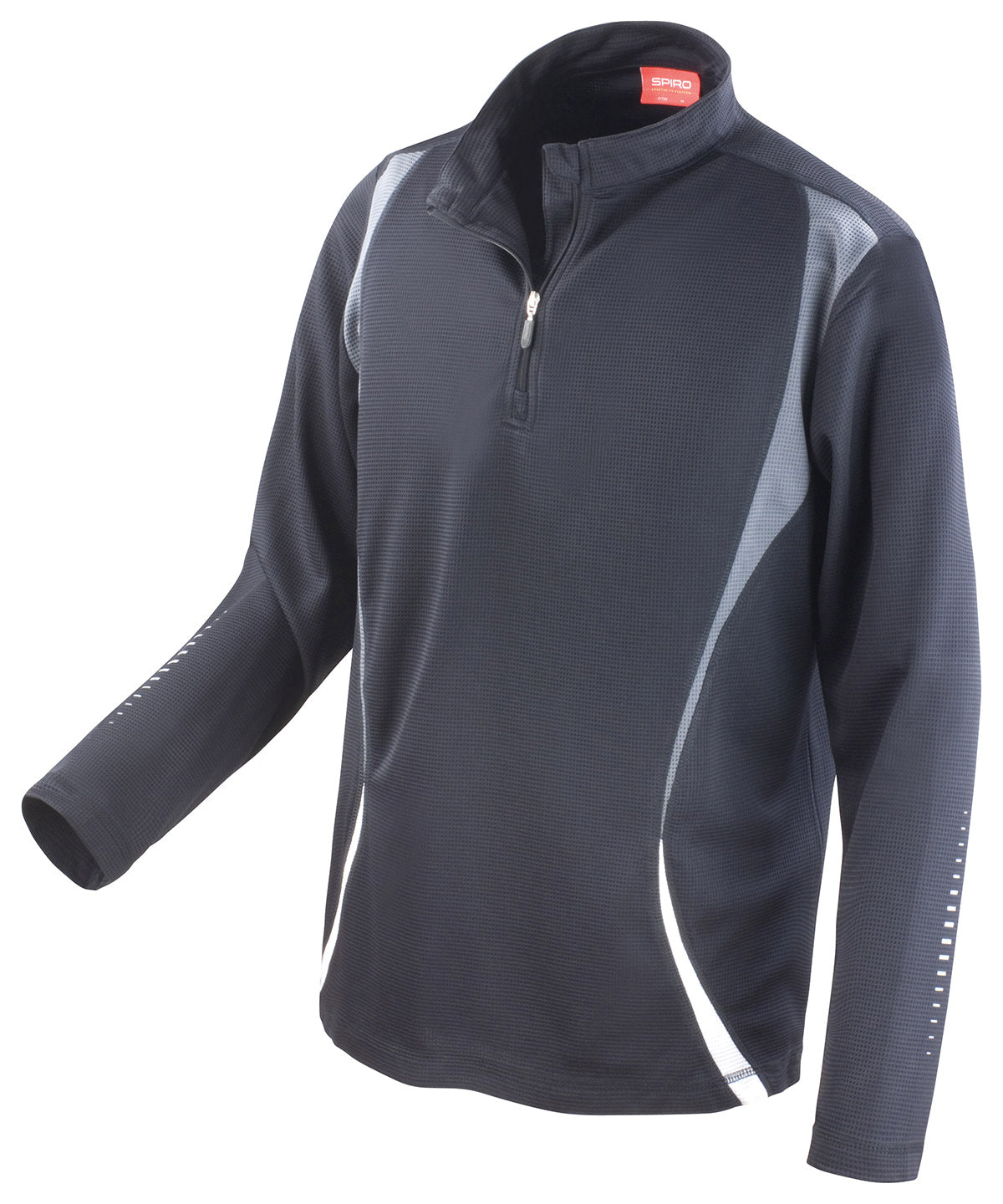 Spiro Trial Training Top - Black/Grey/White