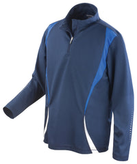 Spiro Trial Training Top - Navy/Royal/White