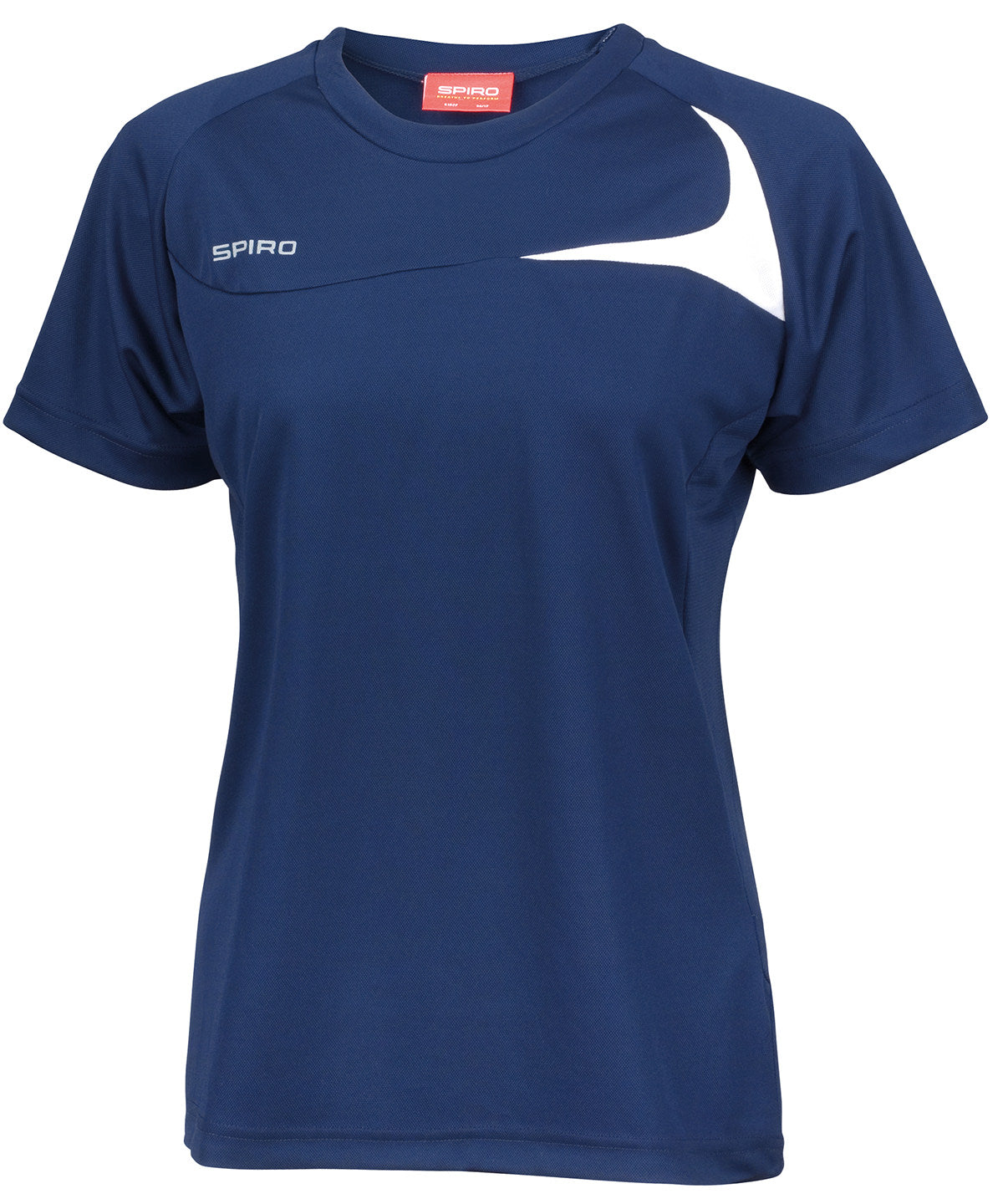Women's Spiro Dash Training Shirt - Navy/White
