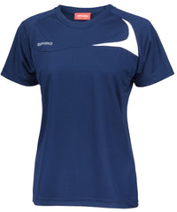 Women's Spiro Dash Training Shirt - Navy/White