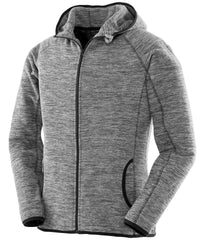 Spiro Women's Microfleece Hoodi - Grey/Black
