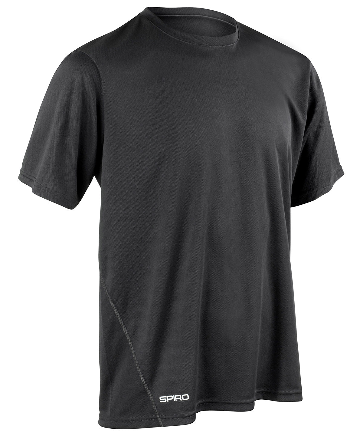 Spiro Quick-dry Short Sleeve T-shirt - Black