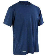 Spiro Quick-dry Short Sleeve T-shirt - Navy