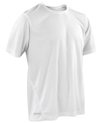 Spiro Quick-dry Short Sleeve T-shirt - White