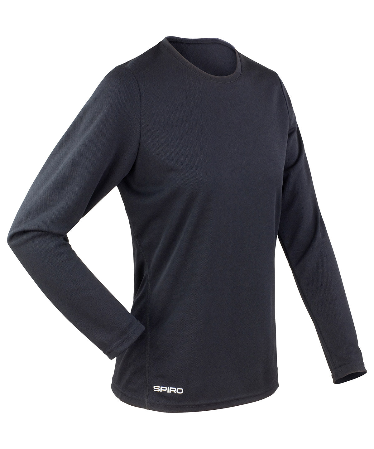 Women's Spiro Quick-dry Long Sleeve T-shirt - Black