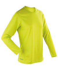 Women's Spiro Quick-dry Long Sleeve T-shirt - Lime Green