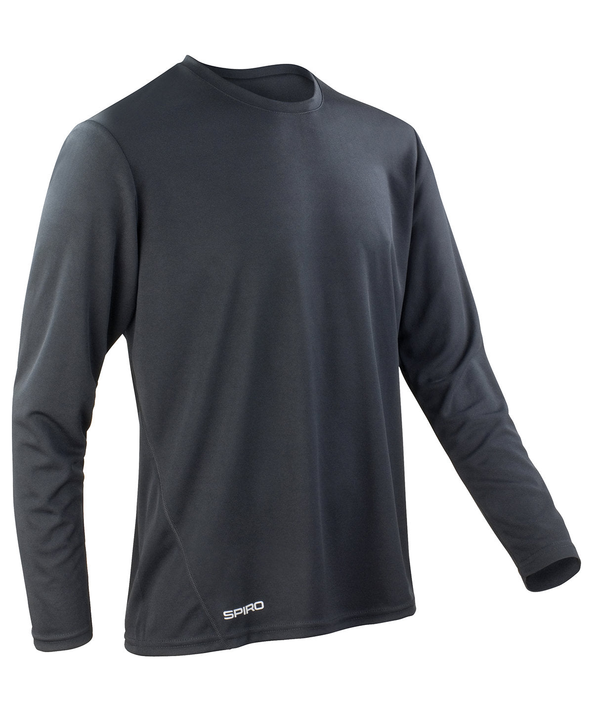 Spiro Quick-dry Long Sleeve T-shirt - Black