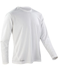 Spiro Quick-dry Long Sleeve T-shirt - White