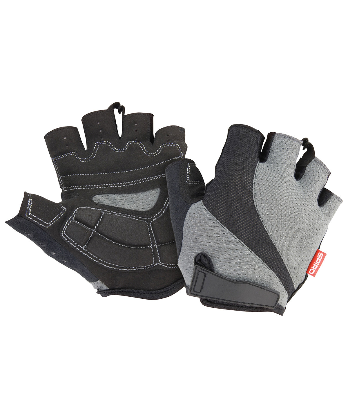 Spiro Short Glove - Grey/Black