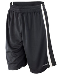 Spiro Basketball Quick-dry Shorts - Black/White