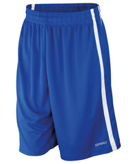 Spiro Basketball Quick-dry Shorts - Royal/White