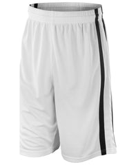 Spiro Basketball Quick-dry Shorts - White/Black