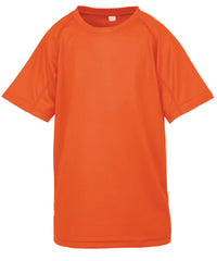 Spiro Junior Performance Aircool Tee - Flo Orange