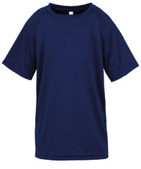 Spiro Junior Performance Aircool Tee - Navy