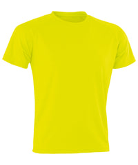 Spiro Performance Aircool Tee - Flo Yellow
