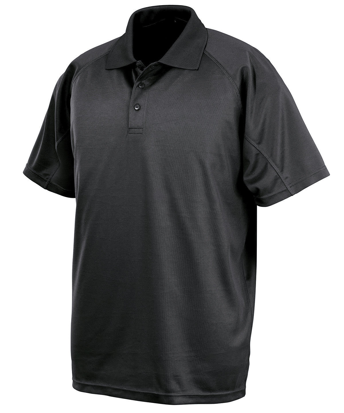 Spiro Performance Aircool Polo Shirt - Black*