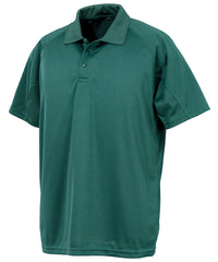 Spiro Performance Aircool Polo Shirt - Bottle Green