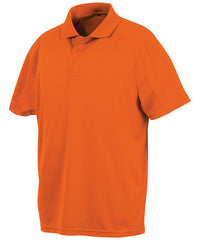 Spiro Performance Aircool Polo Shirt - Flo Orange