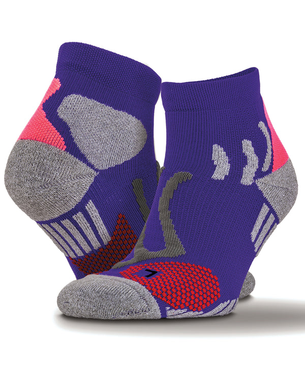 Spiro Technical Compression Sports Socks - Purple
