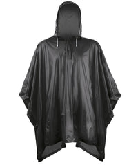 Splashmacs Plastic Poncho - Black