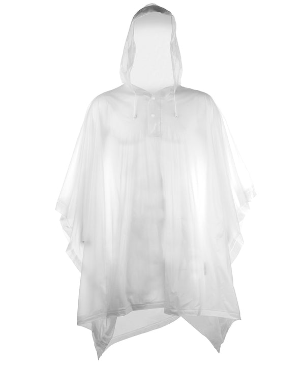 Splashmacs Plastic Poncho - Clear